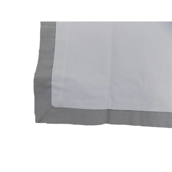 Restoration Hardware Teen grey border pillow sham Standard NWT - Picture 2 of 4